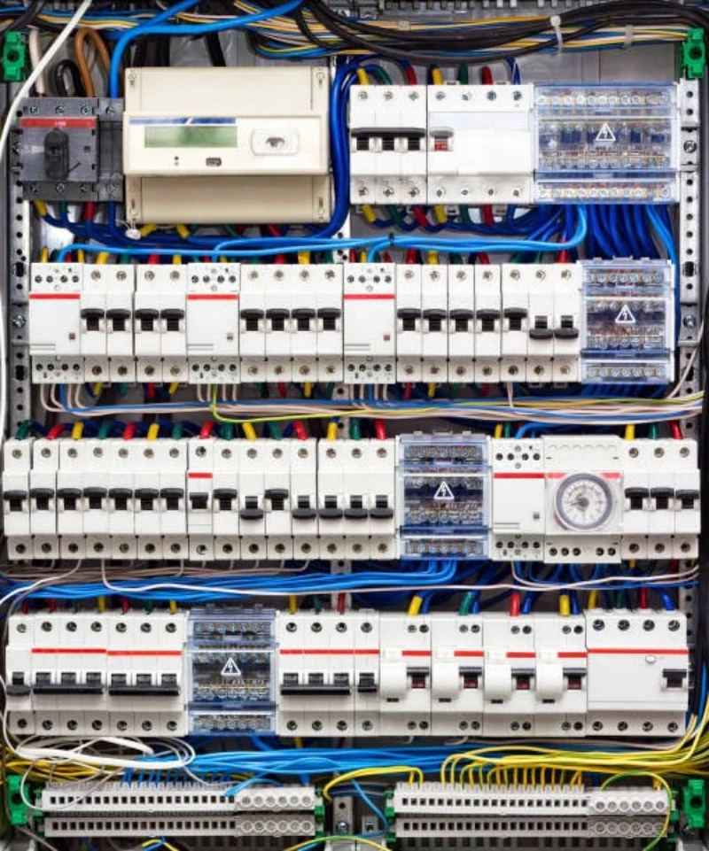 Painel de distribuição elétrica